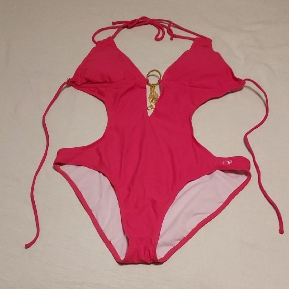 OP Women's Pink One Piece Swimsuit